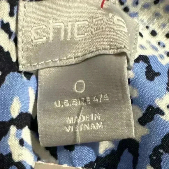 Chico’s Colorful Sheath Dress With Pockets Size 4 - Picture 4 of 6